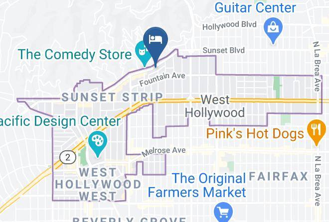 Los Angeles - Sunset Tower Hotel Maps