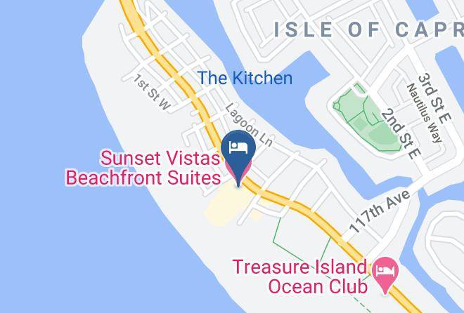 Pinellas - Sunset Vistas Beachfront Suites Maps