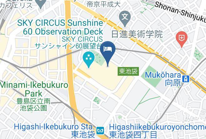 Toshima Ward - Sunshine City Prince Hotel Maps
