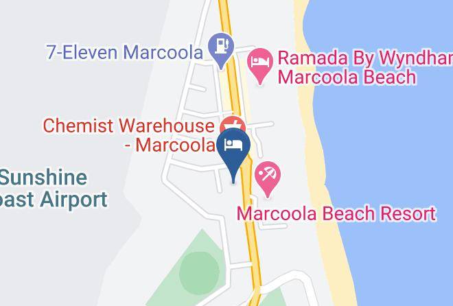 Sunshine Coast - Sunshine Coast Airport Motel Maps