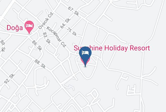 Fethiye - Sunshine Holiday Resort Maps