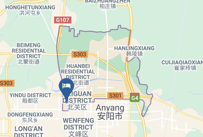 Anyang - Sunshine Hotel Maps