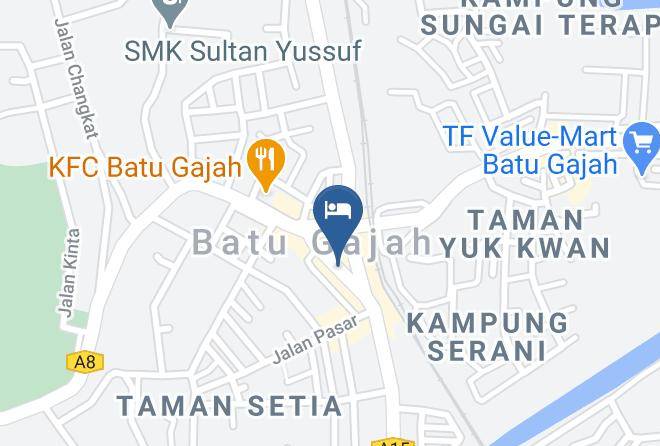 Kinta District - Sunshine Hotel Batu Gajah Maps