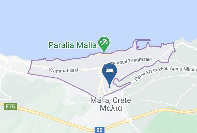 Iraklion - Sunshine Hotel Maps
