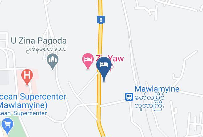 Mawlamyine - Sunshine Hotel Maps
