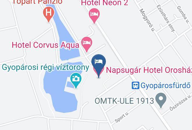 Oroshaza - Sunshine Hotel Maps