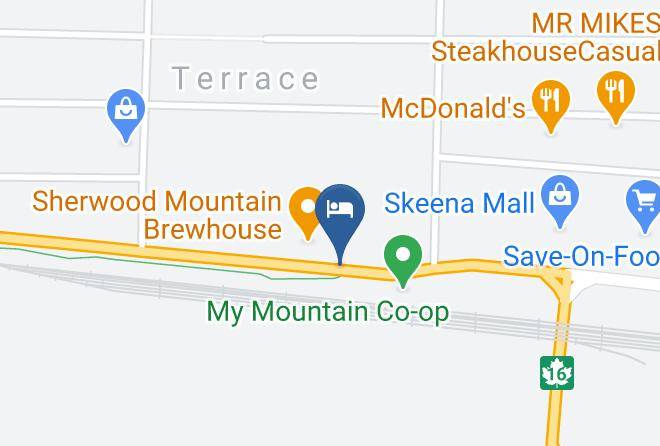 Kitimat Stikine - Sunshine Inn Executive Suites Terrace Maps