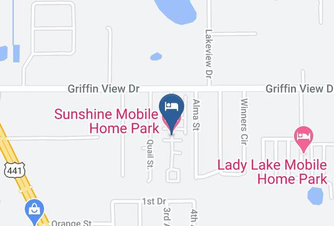 Lake - Sunshine Mobile Home Park Maps