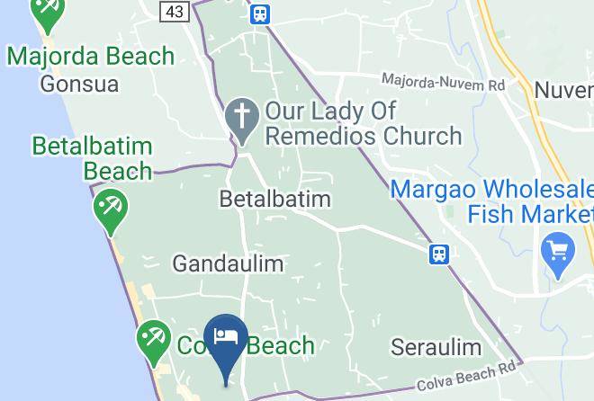 Salcete - Sunshine Park Homes Minute Drive To Colva Beach Maps