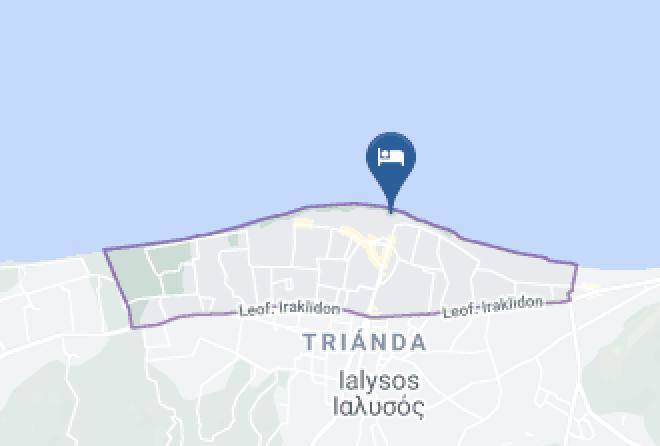 Dodecanese - Sunshine Rhodes Hotel Maps