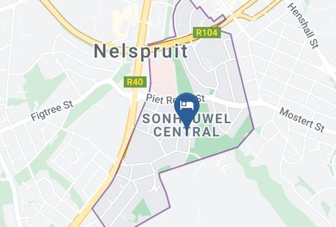 Mbombela - Sunshine Self Catering Maps