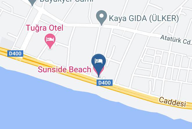 Payallar - Sunside Beach Hotel Maps