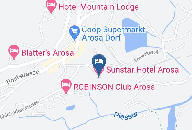 Plessur - Sunstar Hotel Arosa Maps
