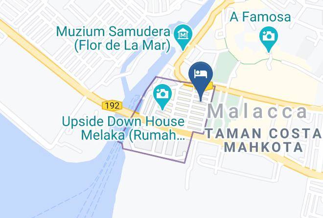 Melaka Tengah - De' Songket Hotel Melaka Maps