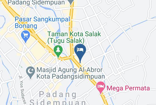 Kota Padang Sidempuan - Sunter Pidoli Hotel & Restaurant Maps
