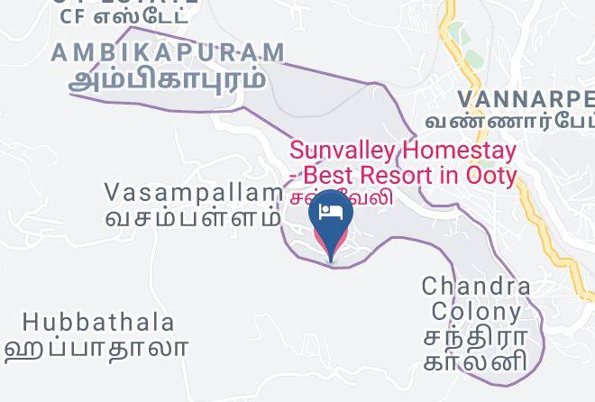 Coonoor - Sunvalley Homestay Best Resort In Ooty Maps