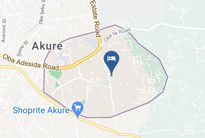 Akure - Sunview Hotel Akure Maps