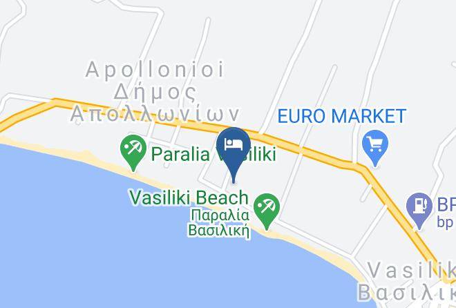 Levkas - Sunwaves Hotel Maps