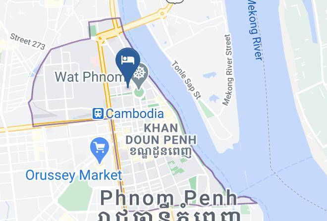 Doun Penh - Sunway Hotel Phnom Penh Maps