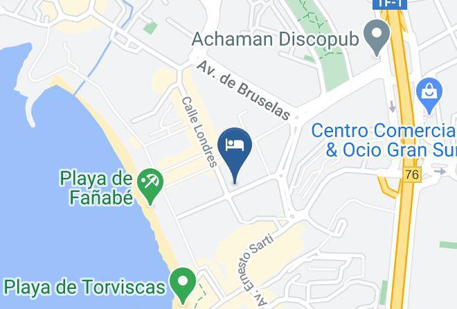 Santa Cruz De Tenerife - Sunwing Fanabe Beach Maps