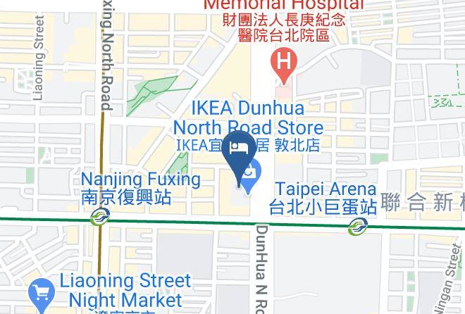 Songshan District Nanjing Fuxing Station Shopping Area - Sunworld Dynasty Hotel Taipei Maps