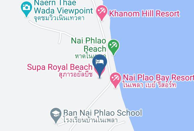 Amphoe Khanom - Supa Royal Beach Maps