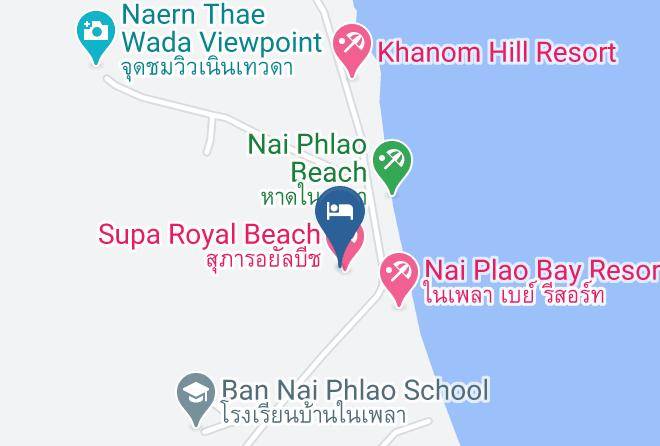 Amphoe Khanom - Supar Royal Beach Hotel Co Ltd Maps