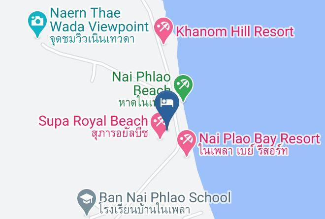 Supar Royal Beach Hotel Map - Nakhon Si Thammarat - Amphoe Khanom