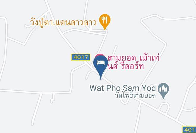 Amphoe Khemmarat - Supawadee Mo Seng Resort Maps