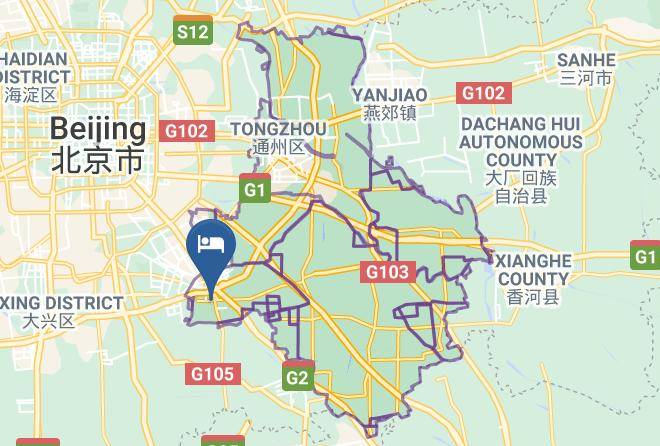 Tongzhou District - Super 8 Beijing Maju Brige Liandong U Valley Maps