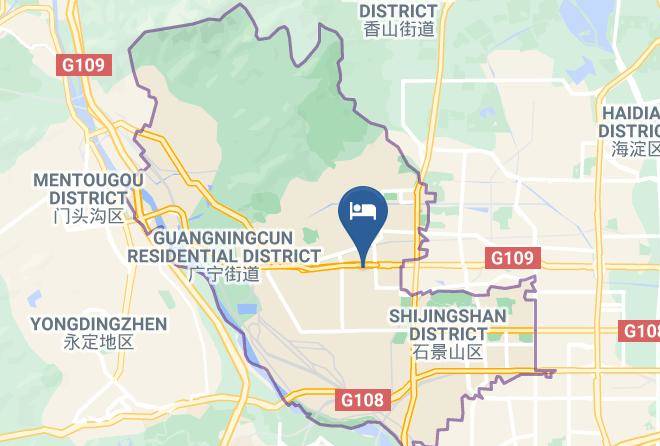 Shijingshan District - Super 8 Beijing Shijingshan Jiu Jiu Yuan Maps