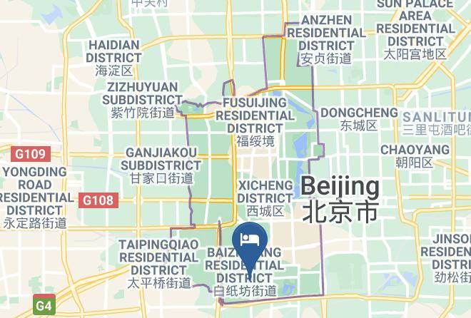 Xicheng District - Super 8 Beijing Taoranting Subway Station Maps