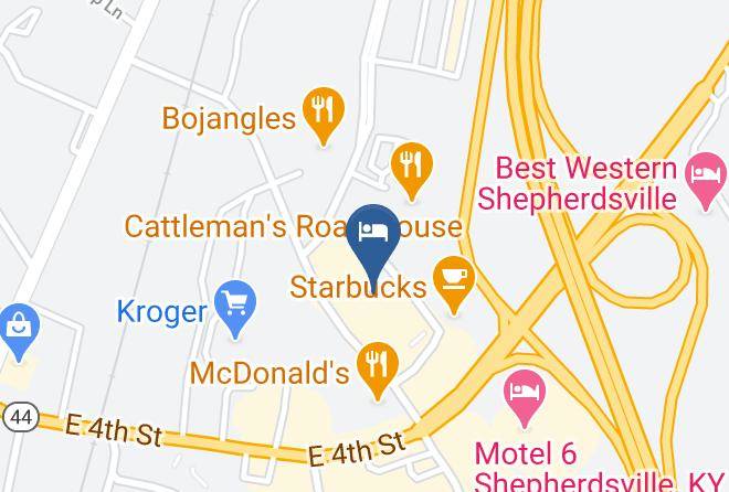 Super 8 By Wyndam Shepherdsville Ky Map