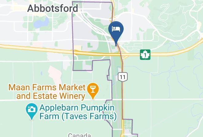 Fraser Valley - Super 8 By Wyndham Abbotsford Bc Maps