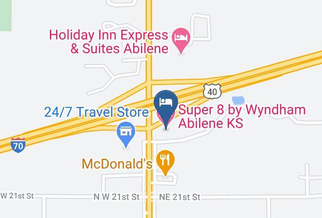 Dickinson - Super 8 By Wyndham Abilene Ks Maps