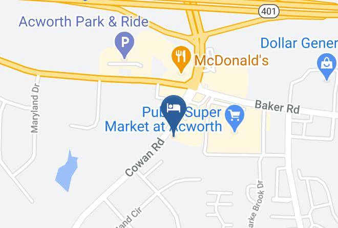 Cobb - Super 8 By Wyndham Acworth Atlanta Area Maps