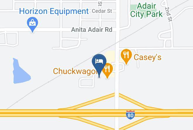 Super 8 By Wyndham Adair Ia Map