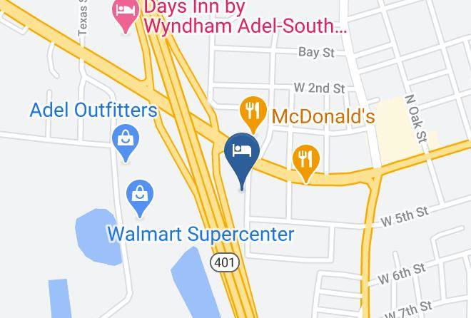 Cook - Super 8 By Wyndham Adel Maps