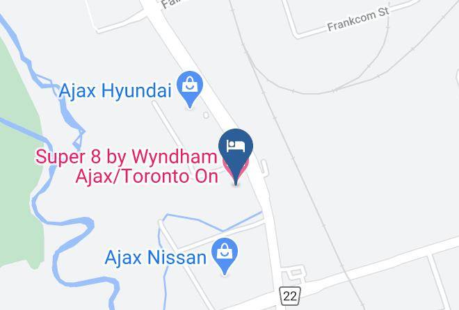 Durham - Super 8 By Wyndham Ajax Toronto On Maps