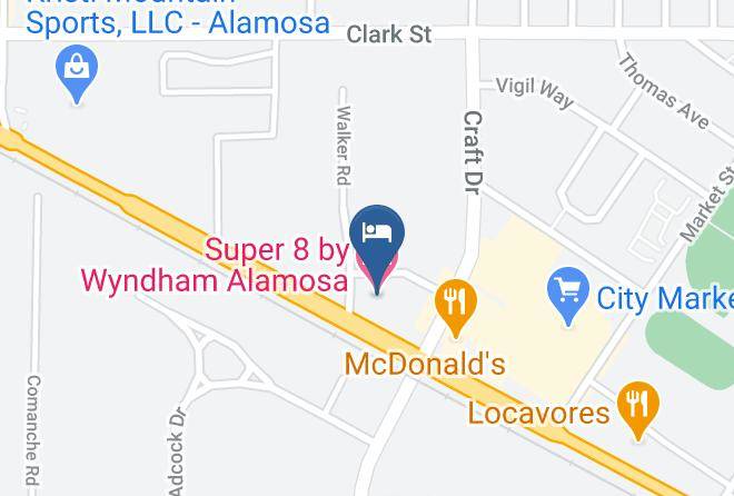 Alamosa - Super 8 By Wyndham Alamosa Maps
