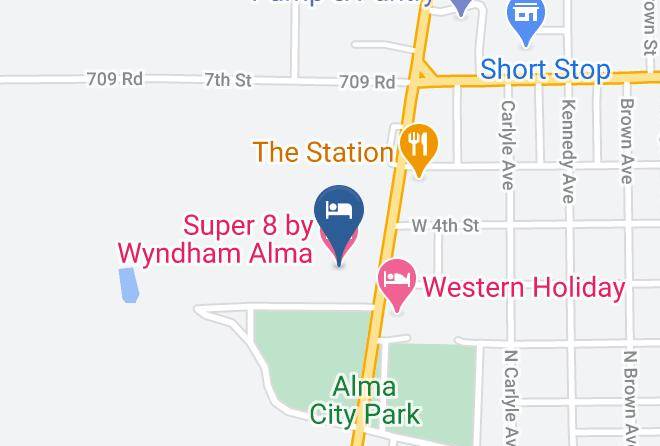Harlan - Super 8 By Wyndham Alma Maps