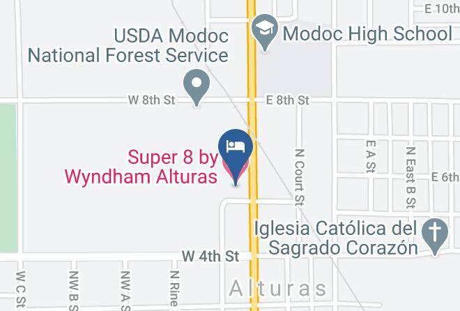 Modoc - Super 8 By Wyndham Alturas Maps