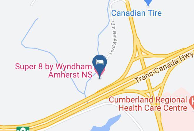 Cumberland - Super 8 By Wyndham Amherst Ns Maps