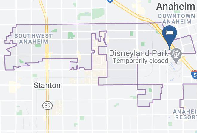 Orange - Super 8 By Wyndham Anaheim Disneyland Drive Maps