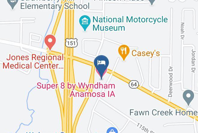 Jones - Super 8 By Wyndham Anamosa Ia Maps