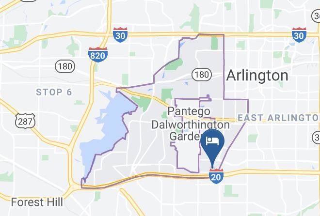 Super 8 By Wyndham Arlington East Map