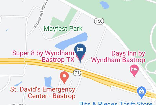 Bastrop - Super 8 By Wyndham Bastrop Tx Maps