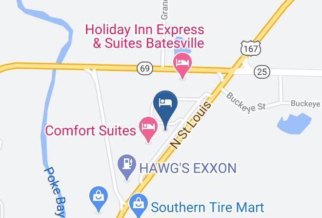 Independence - Super 8 By Wyndham Batesville Maps