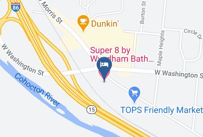 Steuben - Super 8 By Wyndham Bath Hammondsport Area Maps