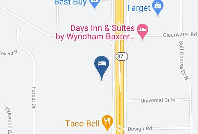 Super 8 By Wyndham Baxter Brainerd Area Map